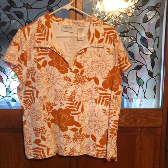 Villager by Liz Claiborne woman’s 2X top. Like new. - Picture 1 of 3